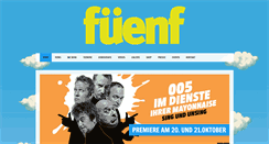Desktop Screenshot of fuenf.com